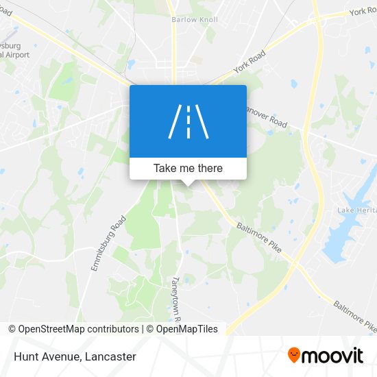 Mapa de Hunt Avenue