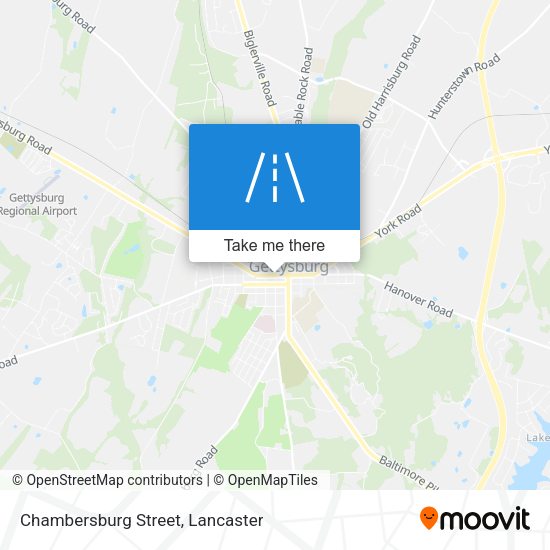 Mapa de Chambersburg Street