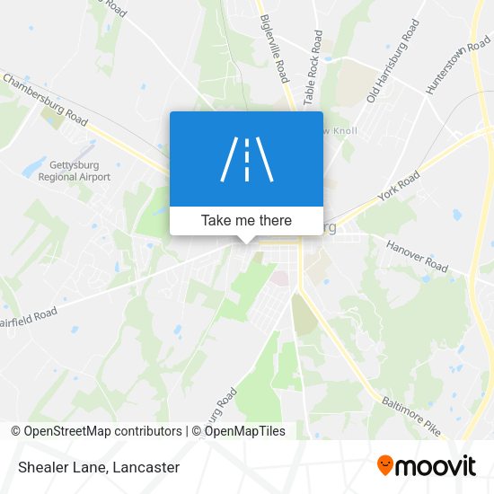 Mapa de Shealer Lane