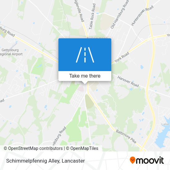 Mapa de Schimmelpfennig Alley