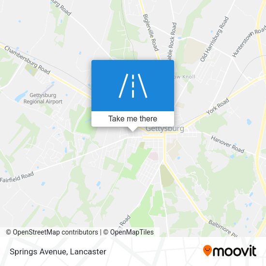 Mapa de Springs Avenue