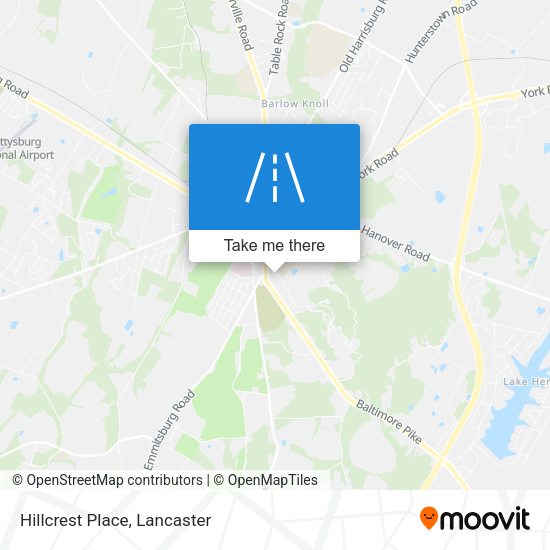 Mapa de Hillcrest Place
