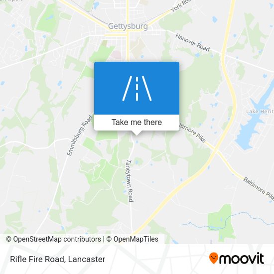 Mapa de Rifle Fire Road