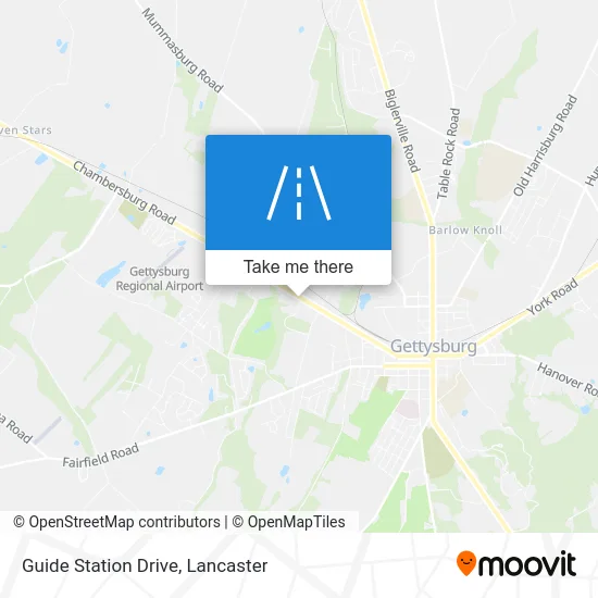 Guide Station Drive map
