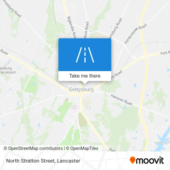 North Stratton Street map