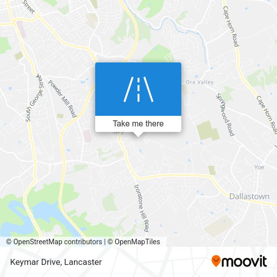 Keymar Drive map