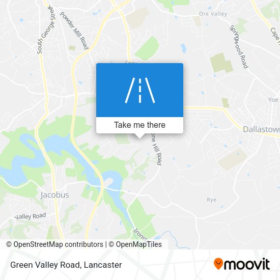 Mapa de Green Valley Road