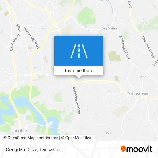 Craigdan Drive map