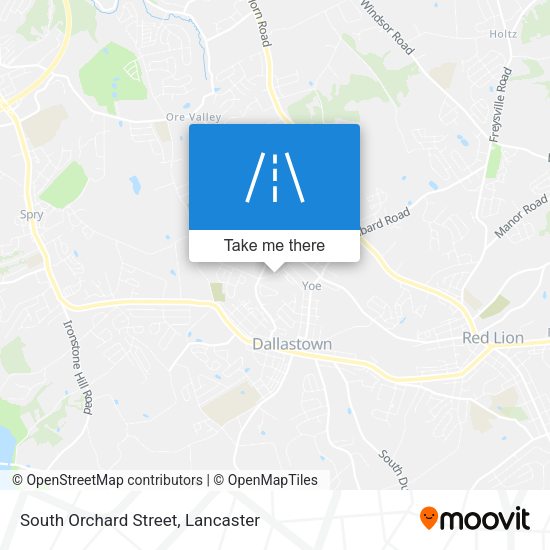 South Orchard Street map