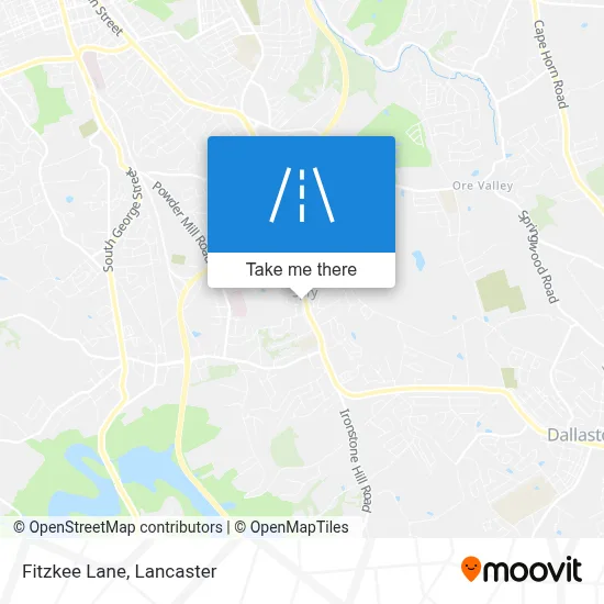 Fitzkee Lane map
