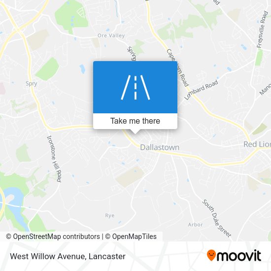 Mapa de West Willow Avenue