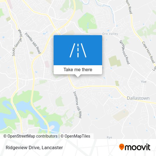 Mapa de Ridgeview Drive