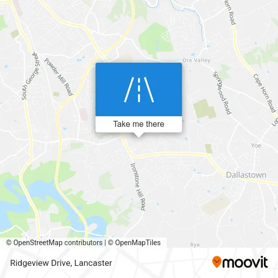 Ridgeview Drive map