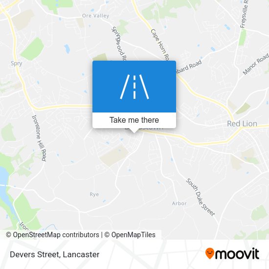 Mapa de Devers Street