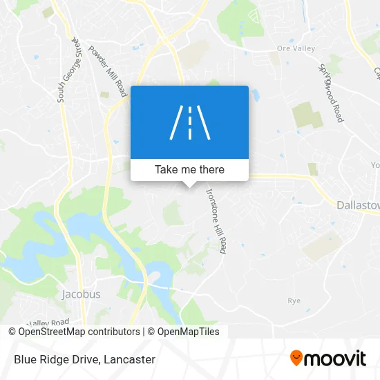 Blue Ridge Drive map