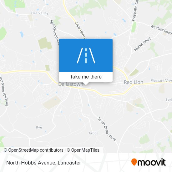 Mapa de North Hobbs Avenue