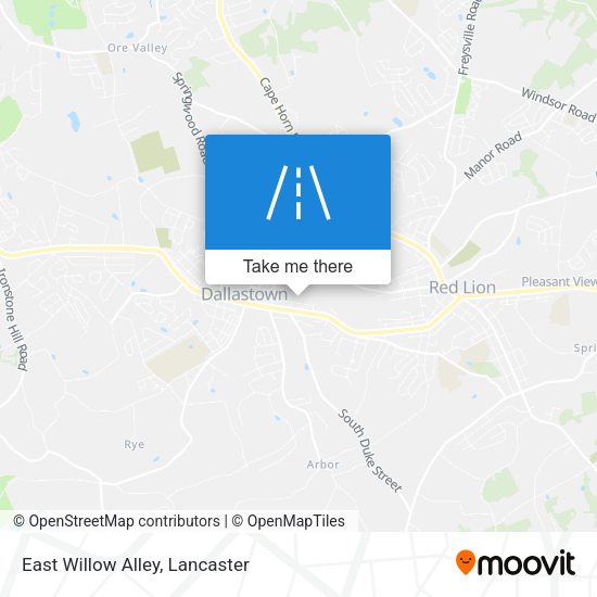 Mapa de East Willow Alley