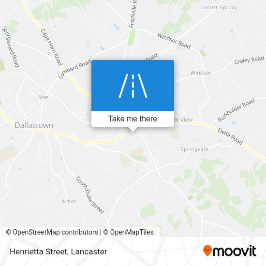 Mapa de Henrietta Street