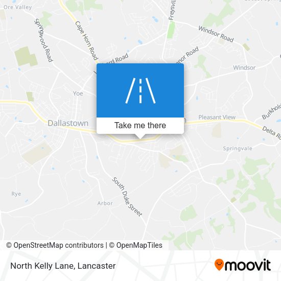 Mapa de North Kelly Lane