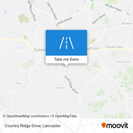 Country Ridge Drive map