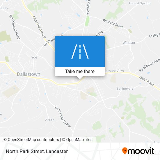 North Park Street map