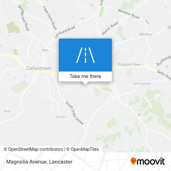 Magnolia Avenue map