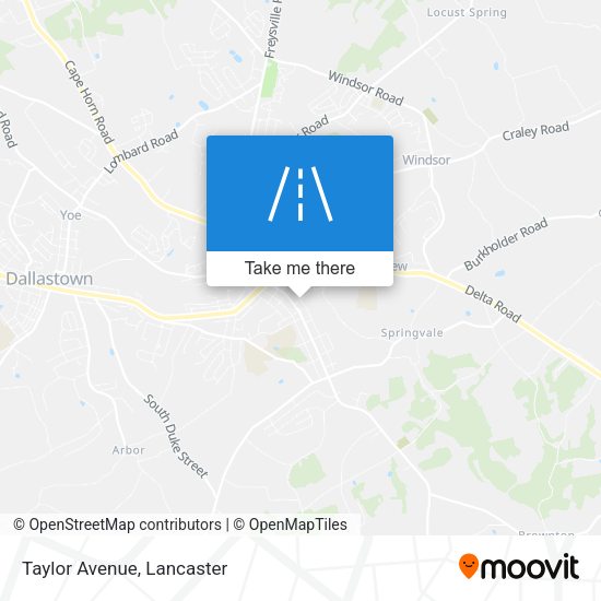 Mapa de Taylor Avenue
