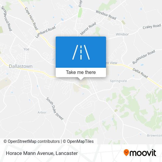 Horace Mann Avenue map