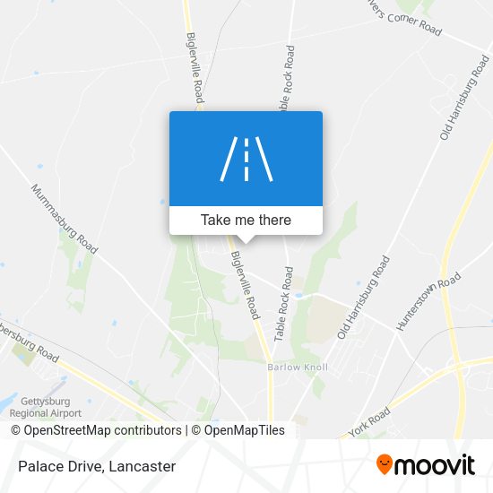 Palace Drive map