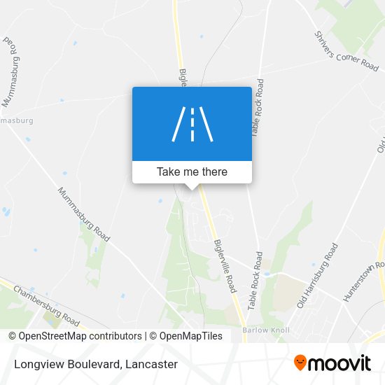 Longview Boulevard map