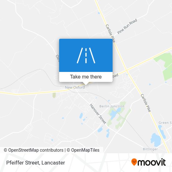 Mapa de Pfeiffer Street