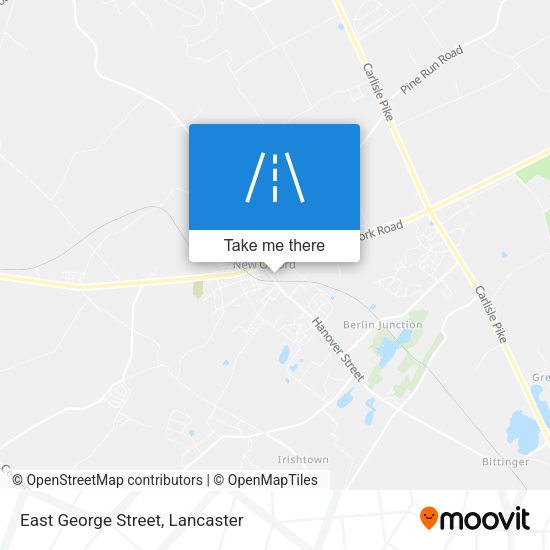East George Street map