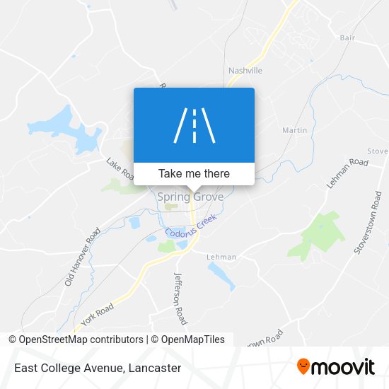 East College Avenue map