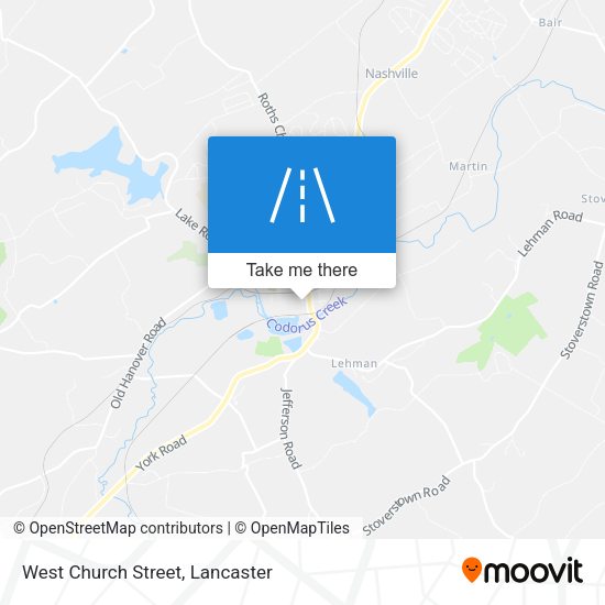 Mapa de West Church Street