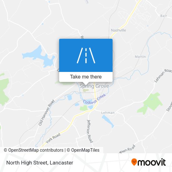 Mapa de North High Street
