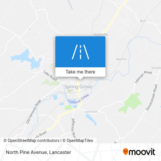 Mapa de North Pine Avenue