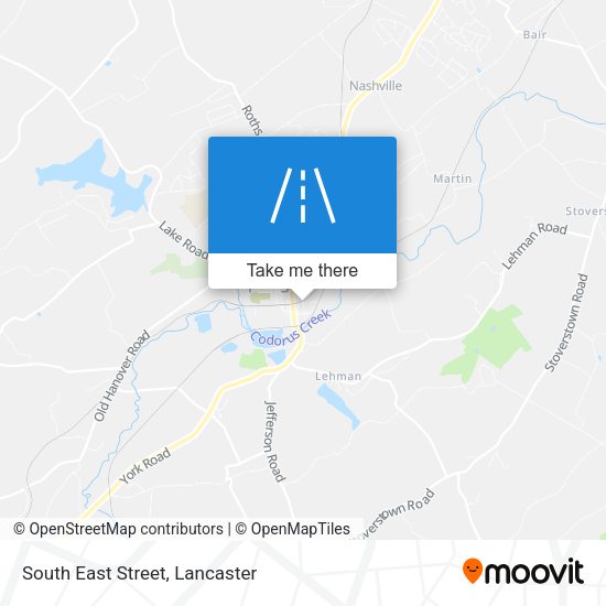 South East Street map