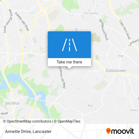 Mapa de Annette Drive