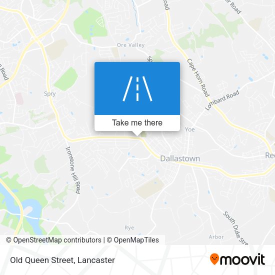 Old Queen Street map