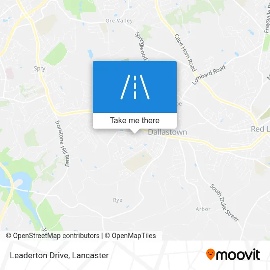 Leaderton Drive map
