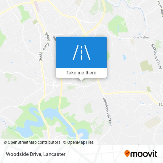 Woodside Drive map