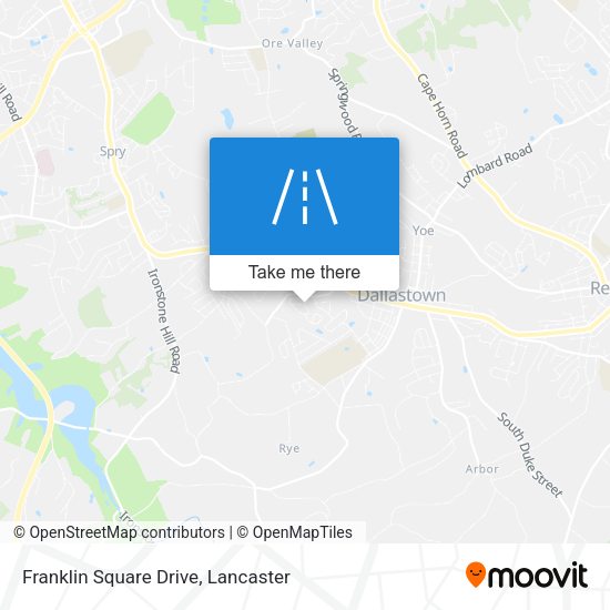 Franklin Square Drive map