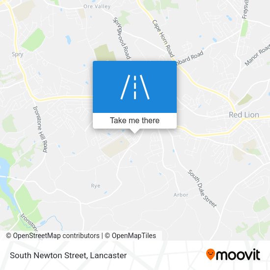 South Newton Street map