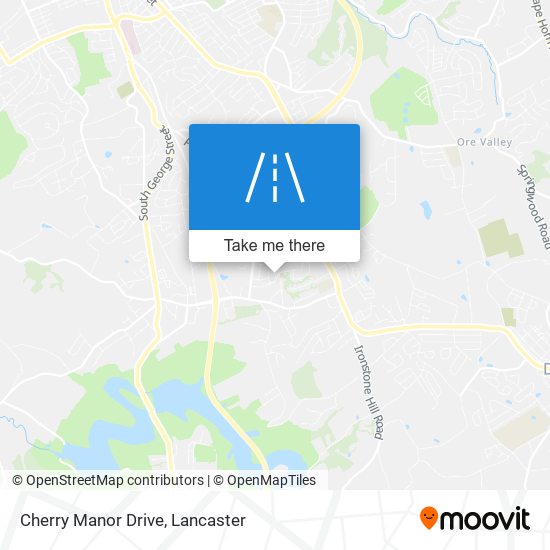 Cherry Manor Drive map