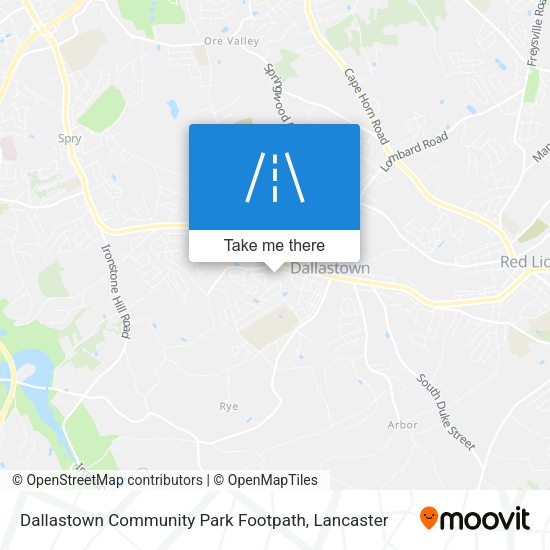 Dallastown Community Park Footpath map