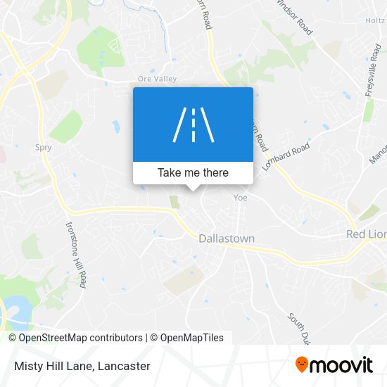 Mapa de Misty Hill Lane