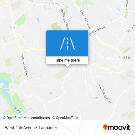 Mapa de West Fair Avenue
