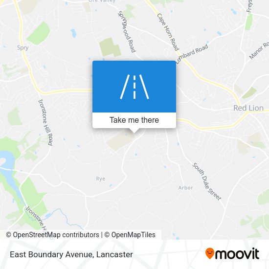 Mapa de East Boundary Avenue