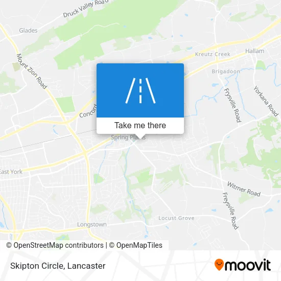 Skipton Circle map