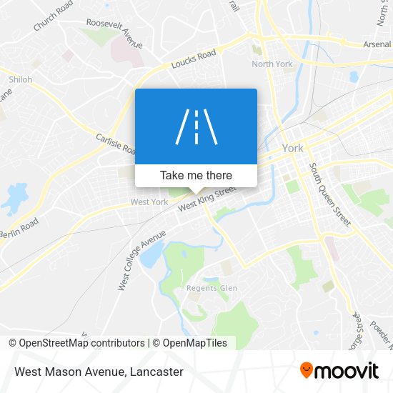 Mapa de West Mason Avenue